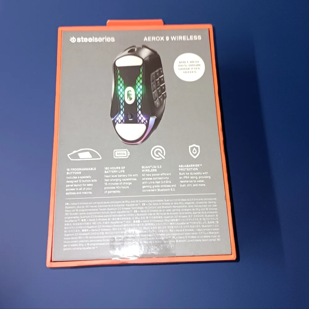 Steelseries Aerox 9 RGB Optical Honeycomb Gaming Mouse